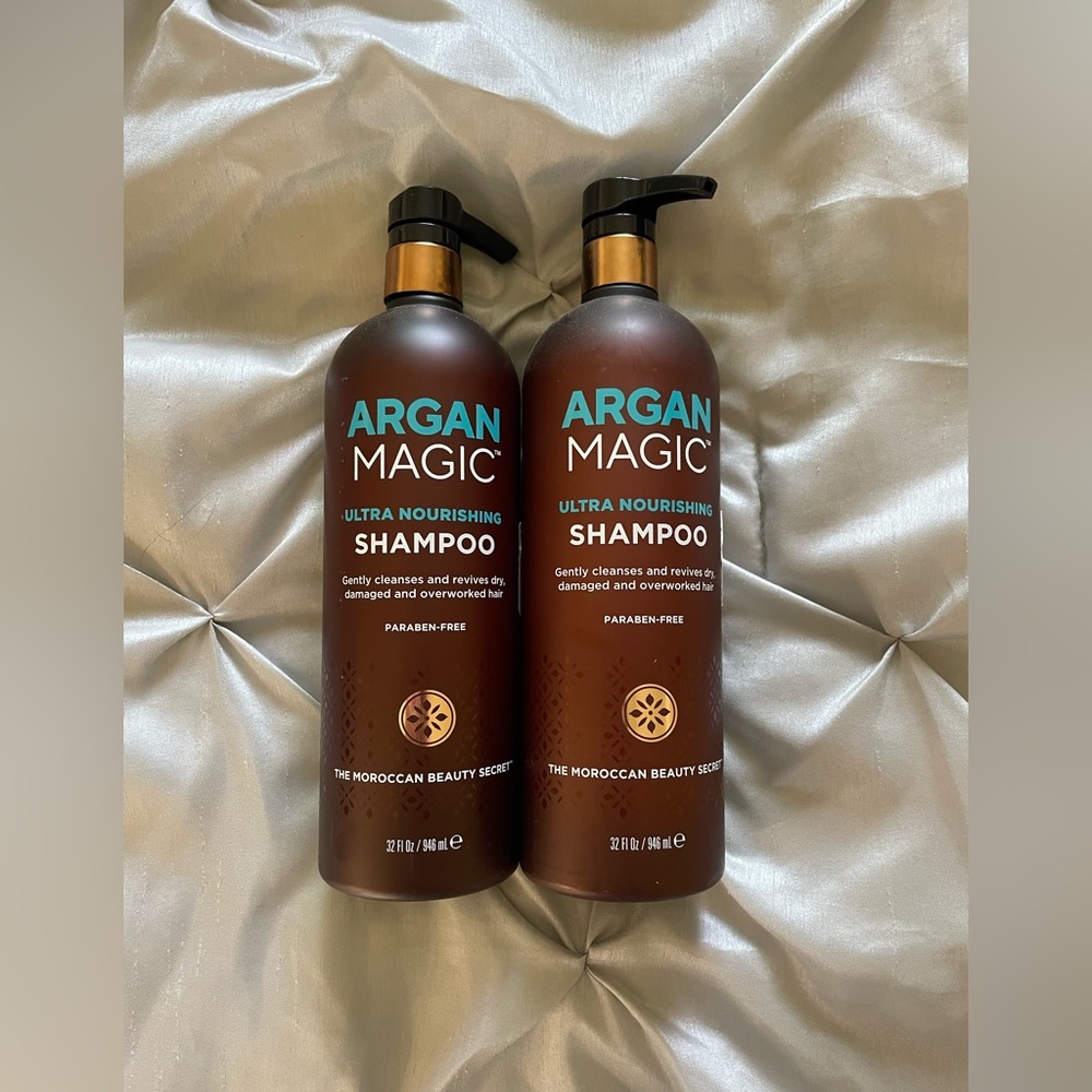 Set of TWO argan magic shampoo 32 fl oz brand new